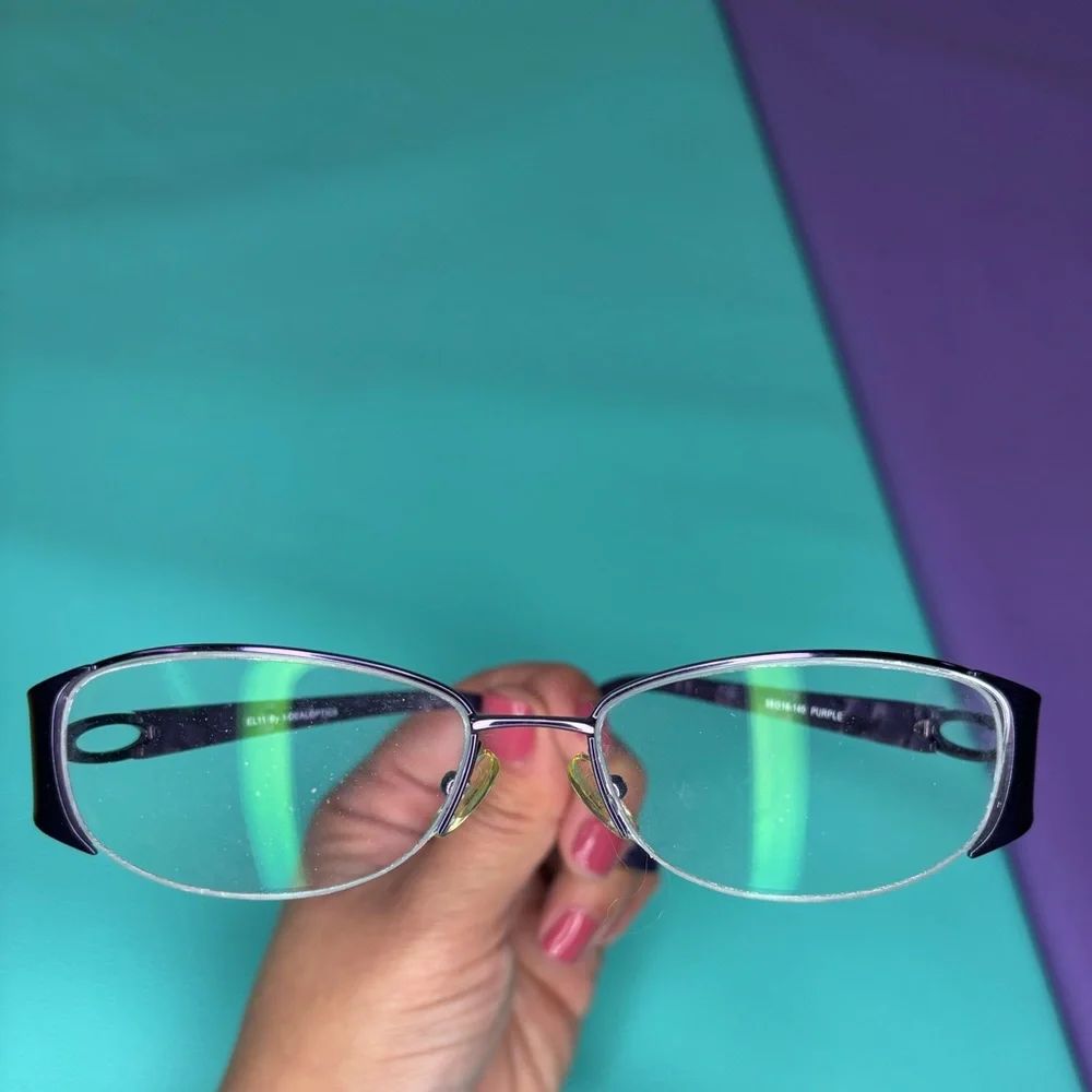 EL11‎ By I-DEALOPTICS Eyeglasses Purple